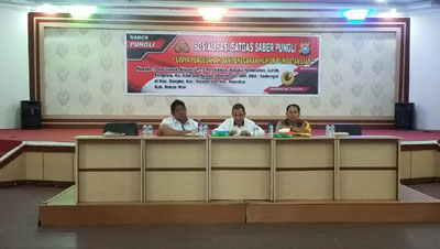 Polres Rohil Gelar Sosialisasi Satgas Saber Pungli di Bagansiapiapi